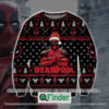 Deadpool Black Knitted Wool Sweater – LIMITED EDITION