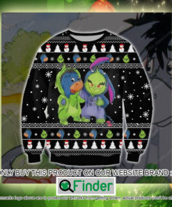 Eeyore And Grinch Funny Christmas Ugly Sweater Sweatshirt – LIMITED EDITION