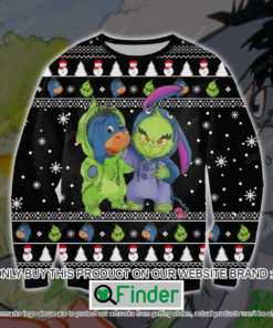 Eeyore And Grinch Funny Christmas Ugly Sweater – LIMITED EDITION