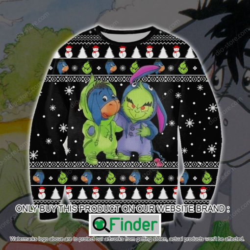 Eeyore And Grinch Funny Christmas Ugly Sweater – LIMITED EDITION