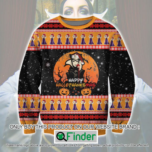 Evil Queen Happy Hallo Thanks Mas Christmas Ugly Sweater – LIMITED EDITION