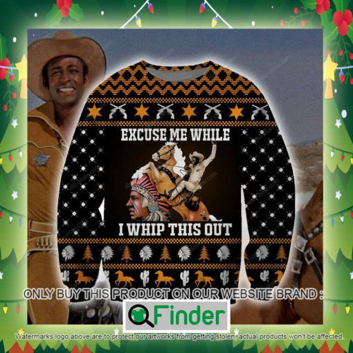 Excuse Me While I Whip This Out Knitted Wool Sweater Sweatshirt – LIMITED EDITION