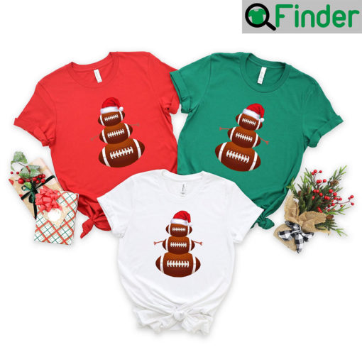 Football Santa Christmas Unisex Shirts