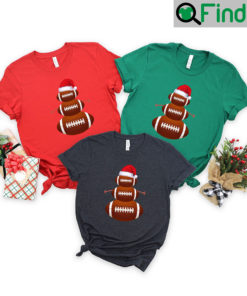 Football Santa Christmas Unisex T Shirt