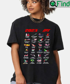 Formula 1 Calendar 2023 F1 Shirt