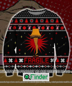 Fragile Black Knitted Wool Sweater – LIMITED EDITION