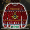 Freemason Red Knitted Wool Sweater – LIMITED EDITION