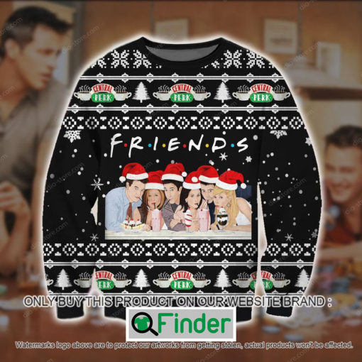 Friends Central Perk Black Knitted Wool Sweater – LIMITED EDITION