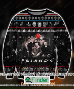 Friends Movie With Horror Characters Christmas Ugly Sweater – LIMITED EDITION