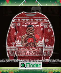 Funny Mike Tyson They Get Punched In The Mouth Knitted Wool Sweater Sweatshirt – LIMITED EDITION