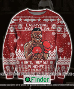 Funny Mike Tyson They Get Punched In The Mouth Knitted Wool Sweater – LIMITED EDITION