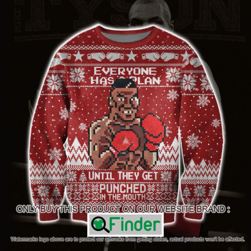 Funny Mike Tyson They Get Punched In The Mouth Knitted Wool Sweater – LIMITED EDITION