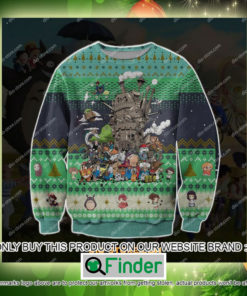 Ghibli Studio Characters Anime Christmas Ugly Sweater Sweatshirt – LIMITED EDITION