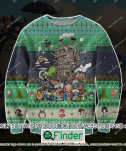 Ghibli Studio Characters Anime Christmas Ugly Sweater – LIMITED EDITION