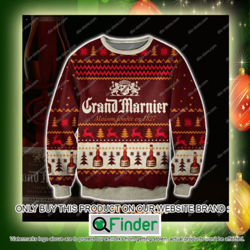 Grand Marnier Wine Maison Fondee en 1827 Christmas Ugly Sweater Sweatshirt – LIMITED EDITION