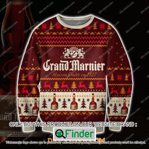 Grand Marnier Wine Maison Fondee en 1827 Christmas Ugly Sweater – LIMITED EDITION