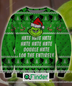 Grinch Hate Hate Hate Loa The Entirely Knitted Wool Sweater – LIMITED EDITION