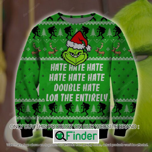 Grinch Hate Hate Hate Loa The Entirely Knitted Wool Sweater – LIMITED EDITION