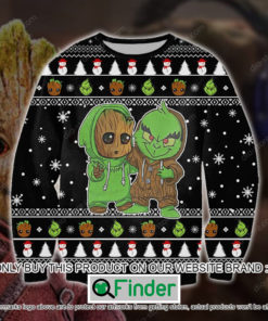 Groot And Grinch Funny Christmas Ugly Sweater – LIMITED EDITION