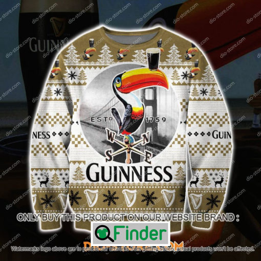 Guinness Beer 1759 Toucan Knitted Wool Sweater – LIMITED EDITION