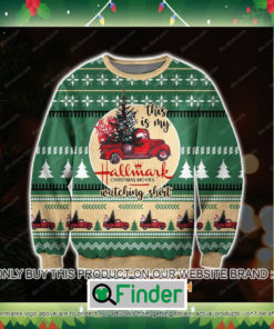 Hallmark Christmas Movies Green Knitted Wool Sweater Sweatshirt – LIMITED EDITION