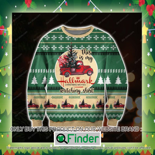 Hallmark Christmas Movies Green Knitted Wool Sweater Sweatshirt – LIMITED EDITION