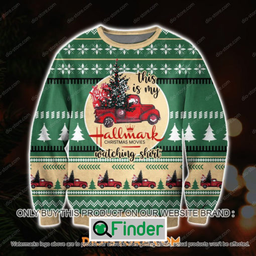 Hallmark Christmas Movies Green Knitted Wool Sweater – LIMITED EDITION