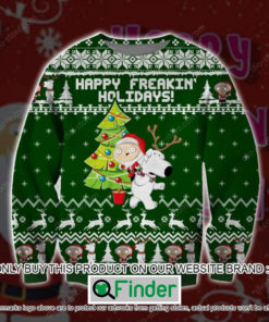 Happy Freakin Holidays Family Guy Christmas Ugly Sweater – LIMITED EDITION