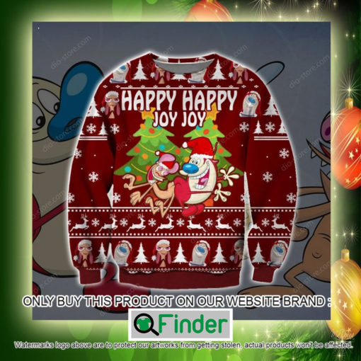 Happy Happy Joy Joy Christmas Ugly Sweater Sweatshirt – LIMITED EDITION