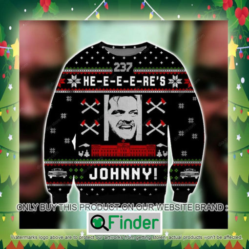 HereS Johnny Knitted Wool Sweater Sweatshirt – LIMITED EDITION