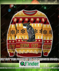 Hiss Off Cat Christmas Ugly Sweater Sweatshirt – LIMITED EDITION