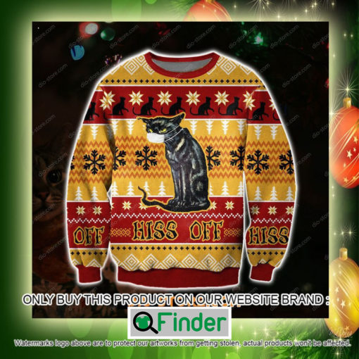 Hiss Off Cat Christmas Ugly Sweater Sweatshirt – LIMITED EDITION