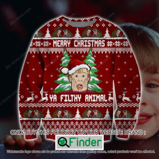 Home Alone Kevin Ya Filthy Animal Knitted Wool Sweater – LIMITED EDITION