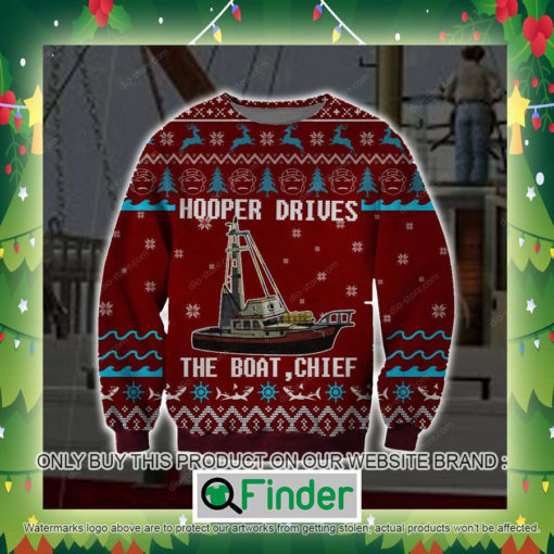 Hooper Drives The Boat Chief Knitted Wool Sweater Sweatshirt – LIMITED EDITION