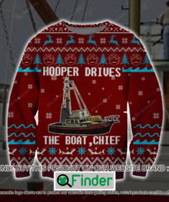 Hooper Drives The Boat Chief Knitted Wool Sweater – LIMITED EDITION