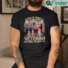 Im A Dad Great Grandpa And A Veteran Nothing Scares Me T Shirt