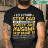 Im A Proud Stepdad Of A Wonderful Stepdaughter Shirt