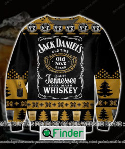 Jack DanielS Tennessee Whiskey Black Yellow Knitted Wool Sweater – LIMITED EDITION