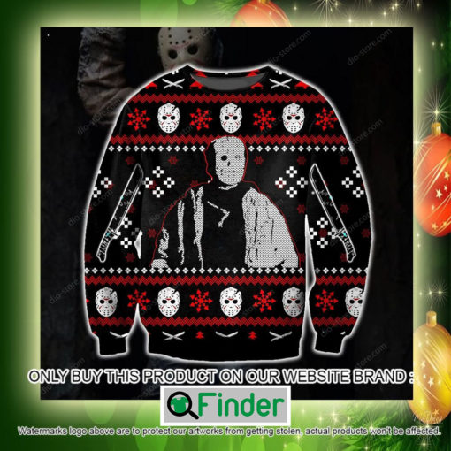 Jason Voorhees Christmas Ugly Sweater Sweatshirt – LIMITED EDITION