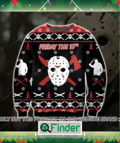 Jason Voorhees Friday The 13Th Knitted Wool Sweater Sweatshirt – LIMITED EDITION