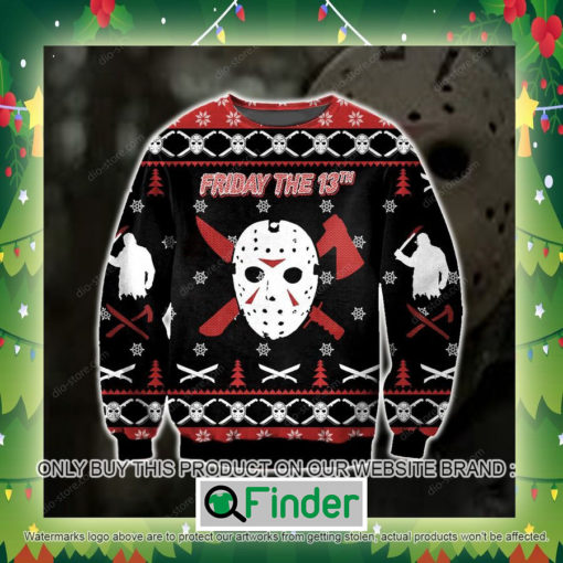 Jason Voorhees Friday The 13Th Knitted Wool Sweater Sweatshirt – LIMITED EDITION