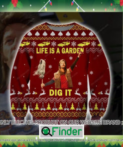 Joe Dirt Life Is A Garden Dig It Knitted Wool Sweater Sweatshirt – LIMITED EDITION