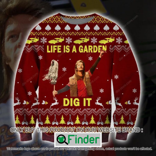 Joe Dirt Life Is A Garden Dig It Knitted Wool Sweater – LIMITED EDITION