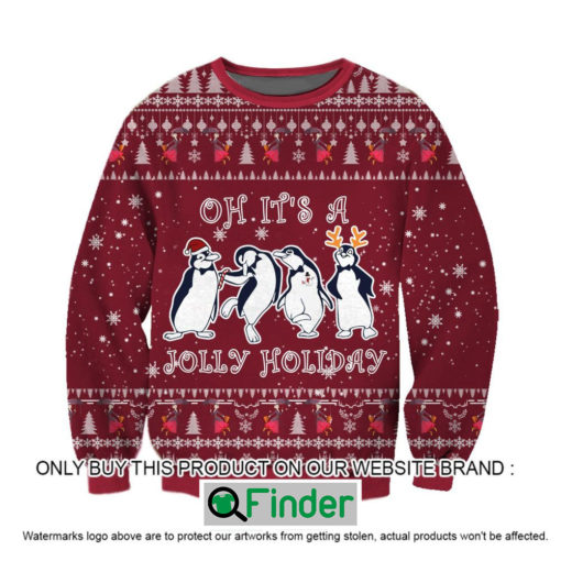 Jolly Holiday Oh Its A Penguins Christmas Ugly Sweater – LIMITED EDITION