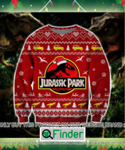 Jurassic Park Red Knitted Wool Sweater Sweatshirt – LIMITED EDITION