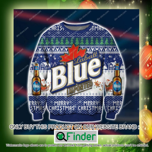 Labatt Blue Beer Imported Christmas Ugly Sweater Sweatshirt – LIMITED EDITION