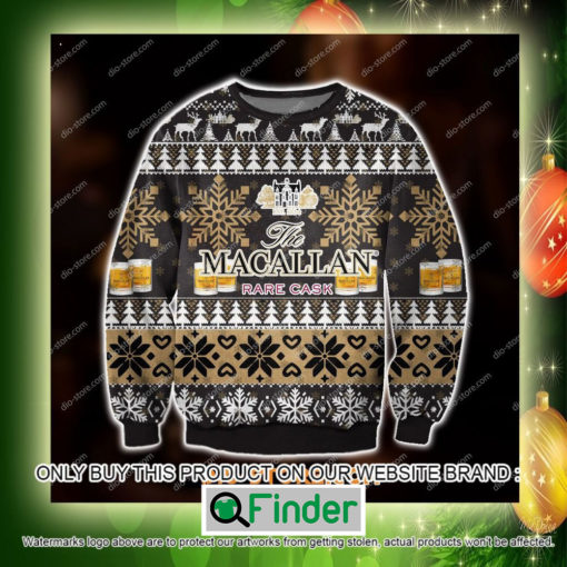 Macallan Rare Cask Christmas Ugly Sweater Sweatshirt – LIMITED EDITION