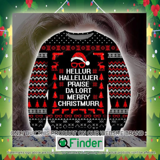 Madea Hellva Hallervjer Praise Da Lort Merry Christmas Knitted Wool Sweater Sweatshirt – LIMITED EDITION