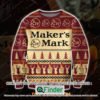 Makers Mark Whiskey Christmas Ugly Sweater – LIMITED EDITION