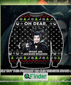 Maleficent Oh Dear What An Awkward Situation Christmas Ugly Sweater Sweatshirt – LIMITED EDITION